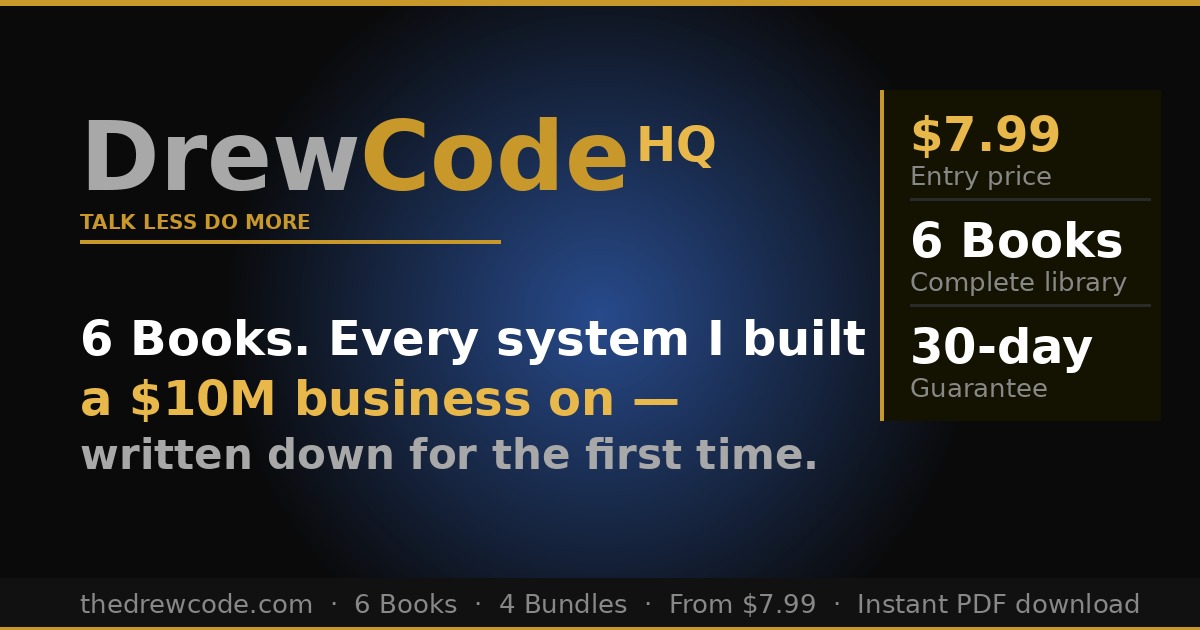 DrewCode HQ — Talk Less Do More